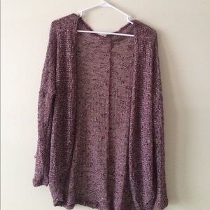 NWOT maroon cardigan